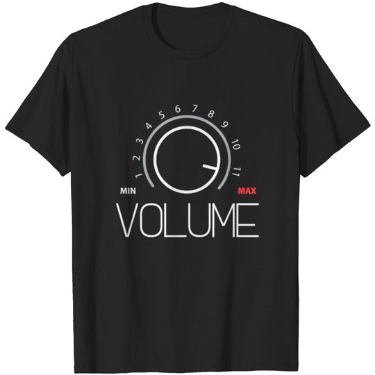 Discover Volume Knob To Maximum 11 Guitar Music Band Gift T-shirt