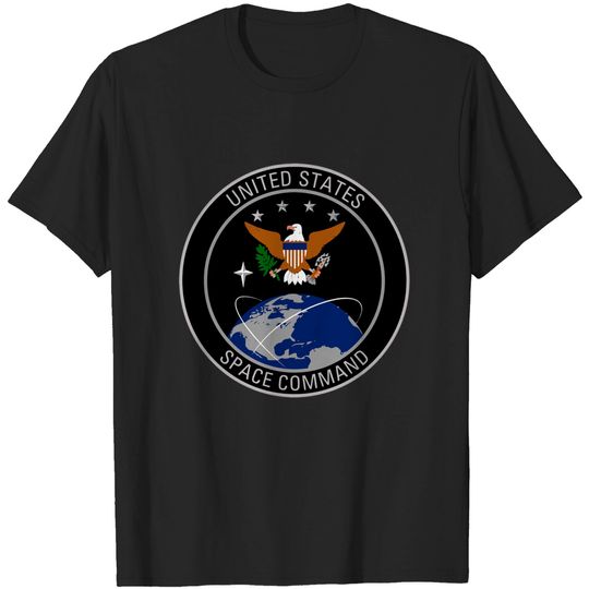 Discover United States Space Command Shield T-shirt