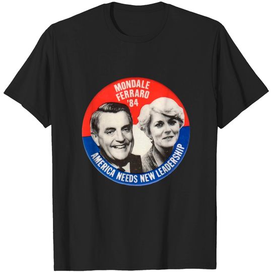 Discover Mondale Ferraro Shirt Walter Geraldine Election T-shirt