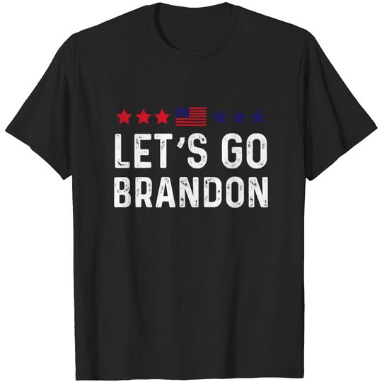 Discover Let’s Go Brandon Conservative US Flag Gift T-Shirt T-shirt