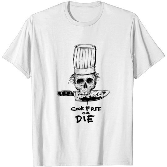 Discover Bourdain Cook Free Or Die T-shirt