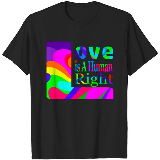 Discover Love is Human Right LGBT Gay Pride T-shirt