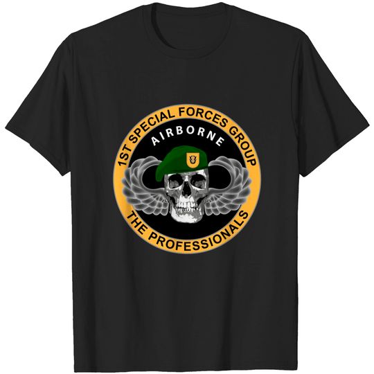 Discover 1st Special Forces Group - Skull T-shirt