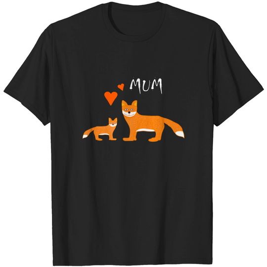 Discover fox mom T-shirt