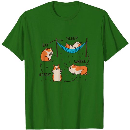 Discover Guinea Pig Cycle - Guinea Pig - T-Shirt