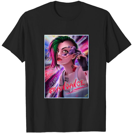 Discover Judy Alvarez Braindance - Cyberpunk 2077 - T-Shirt