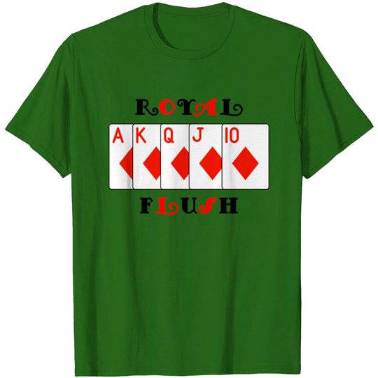 Discover royal flush T-shirt