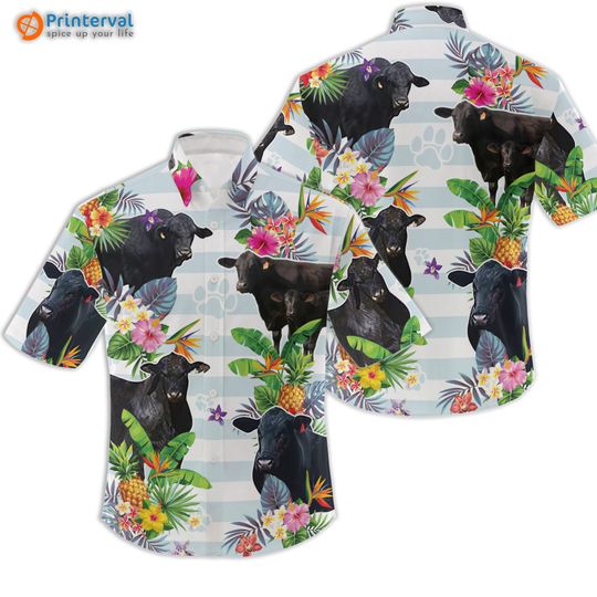 Discover Black Angus Cow Hawaiian Shirts