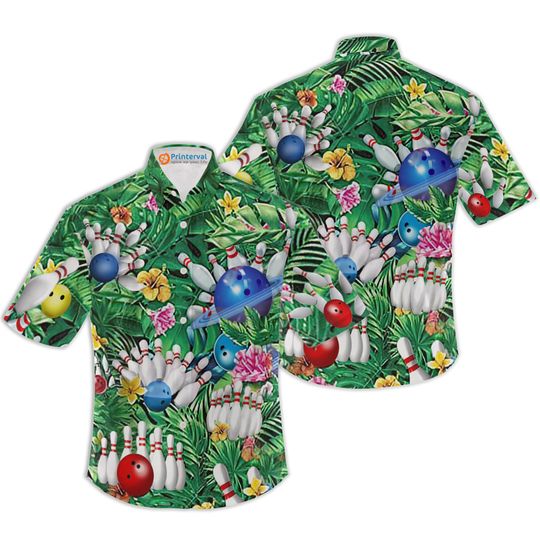 Discover Bowling Player Men's Hawaiian Shirt