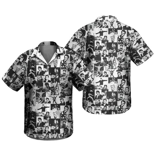 Discover 3D-Elvis Presley Unisex Hawaiian Shirt