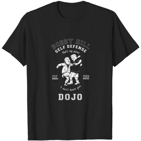 Discover BOBBY HILL SELF DEFENSE DOJO T-shirt