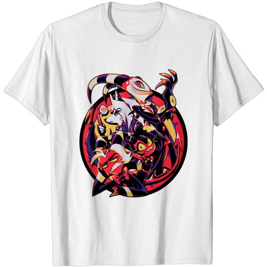 Discover Hazbin Hotel Merch Helluva Boss Group T-shirt