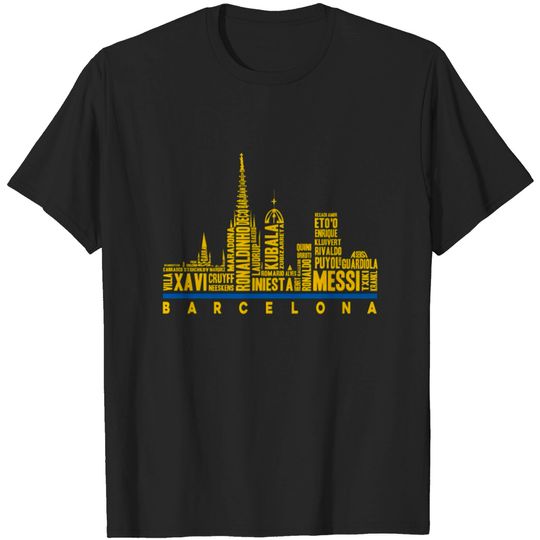 Discover Barcelona football club fan - Ronaldinho Messi T-shirt