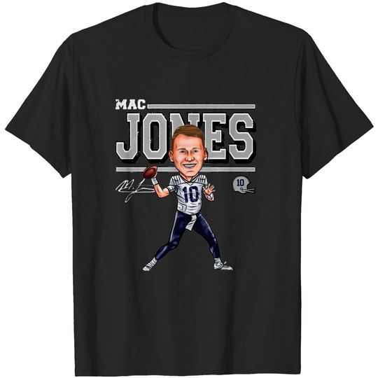 Discover Mac Jones cartoon T-shirt