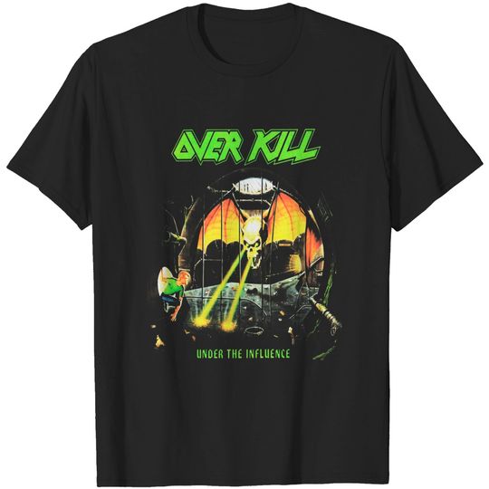 Discover Overkill Under The Influence Tour Concert Vintage shirt