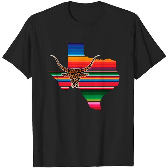 Discover Serape Texas Map T-shirt