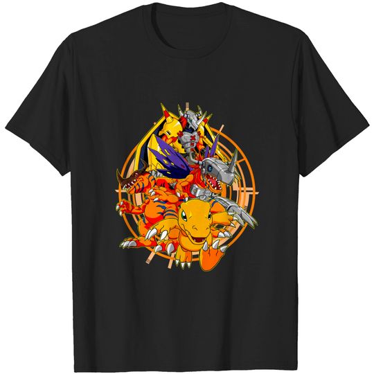 Discover Agumon Evolution - Digimon - T-Shirt