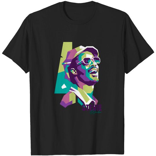 Discover Stevie Wonder Popart - Stevie Wonder - T-Shirt