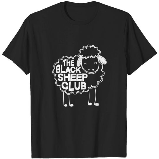 Discover The Black Sheep Club Squad Funny Family Sarcastic T-shirt