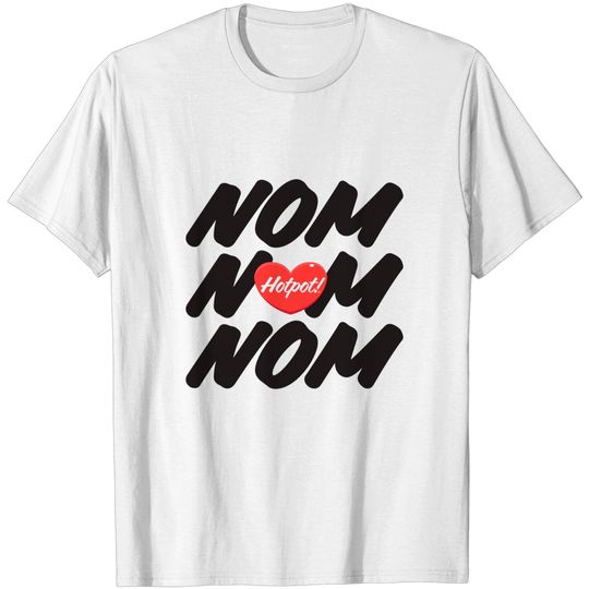 Discover Nom Nom Hotpot Graphic Tee - Fun Food Design
