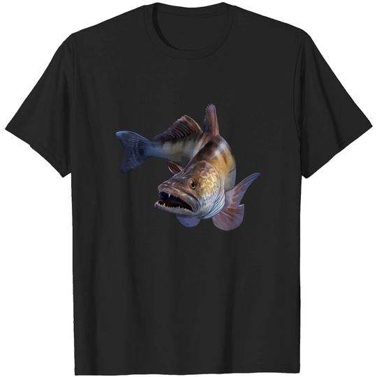 Discover Walleye Freshwater Fish Fishing T-shirt