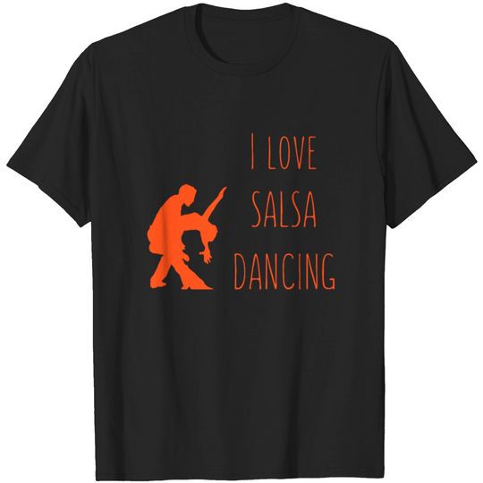 Discover I love salsa dancing T-shirt