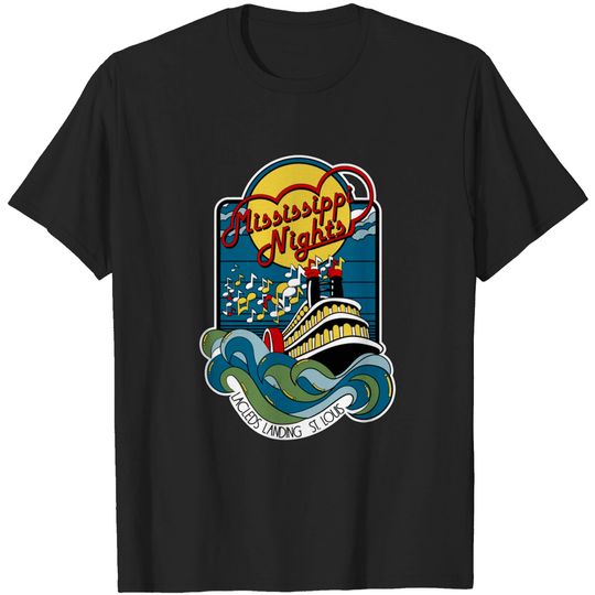 Discover Mississippi Nights Rebuilt Logo CLEAN version - Mississippi Nights - T-Shirt