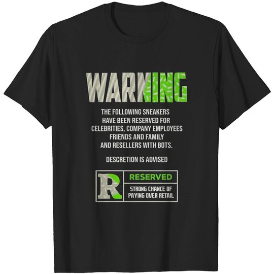 Discover Warning Jordan 5 Green Bean Matching Sneaker Tee