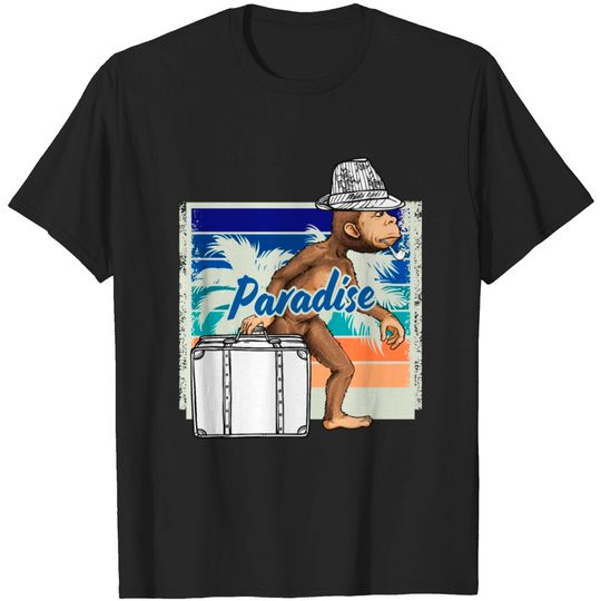 Discover Monkey Vacation Paradise T-shirt