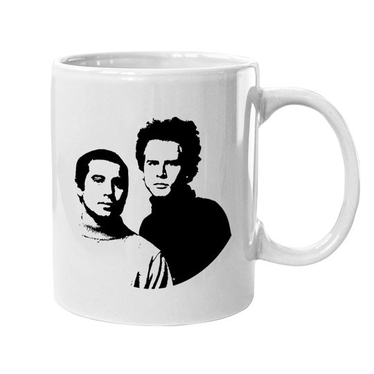 Discover Simon and Garfunkel Illustration Mug