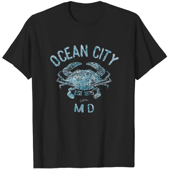 Discover Ocean City, Maryland, Chesapeake Blue Crab - Ocean City - T-Shirt