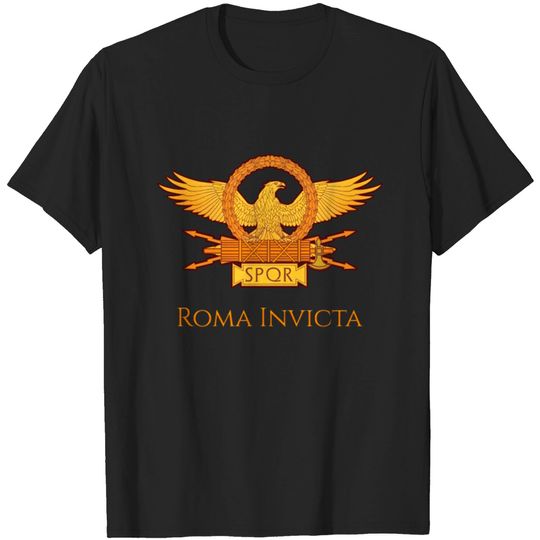 Discover Ancient Roman Eagle - Roma Invicta - SPQR T-shirt