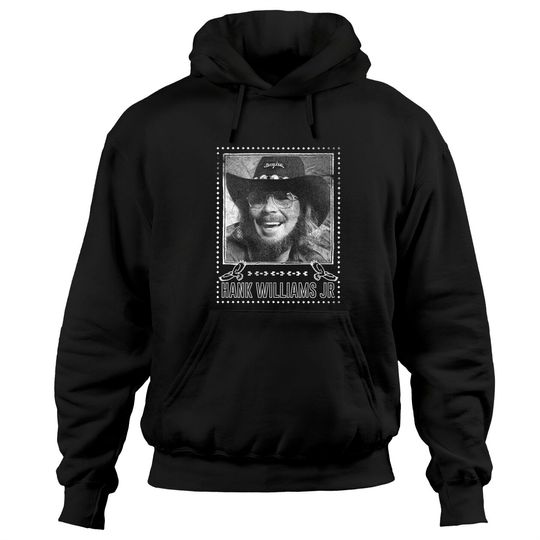 Discover Hank Williams Jr / Vintage Faded Style Fan Design - Hank Williams Jr - Hoodies