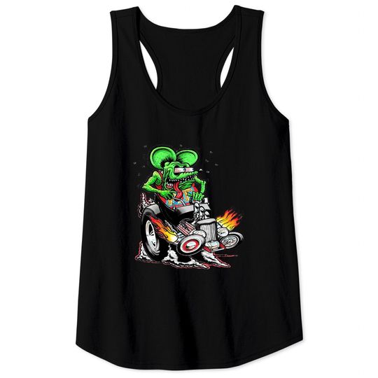 Discover Rat Fink Racerback Tank Top