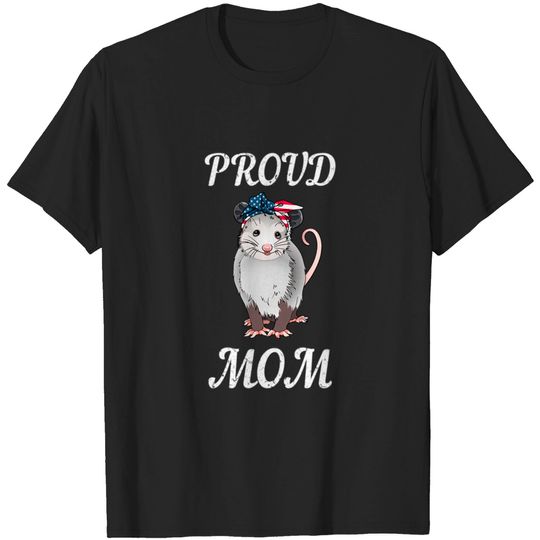 Discover Funny Opossum Proud Mom Vintage Possum Gifts T-shirt