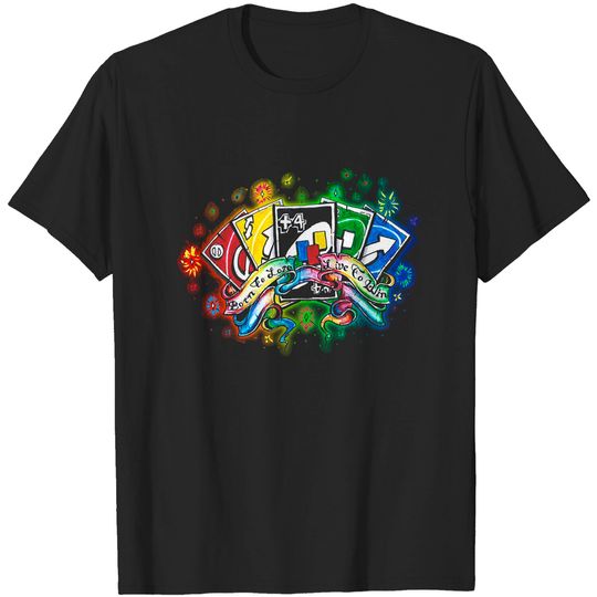 Discover Draw Four Bitches - Uno - T-Shirt