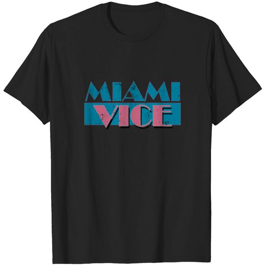 Discover Miami Vice, distressed - Miami Vice - T-Shirt