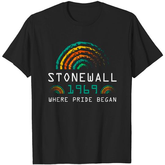 Discover Stonewall 1969 Rainbow Gay CSD T-shirt