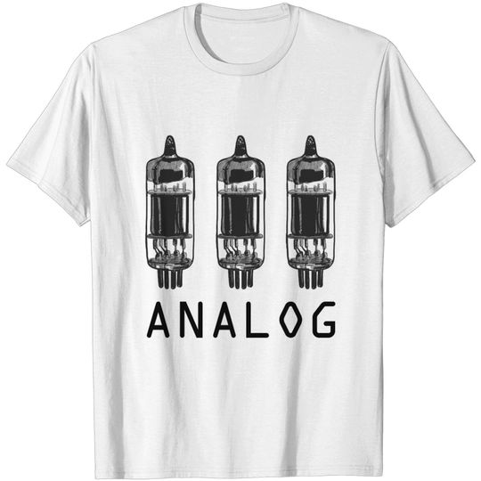 Discover Vacuum Tube Shirt Vintage Analog Amplifier, Guita T-shirt