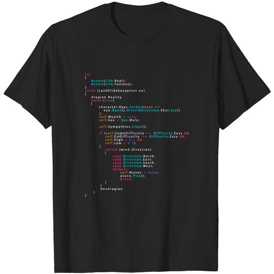 Discover Is This The Real Life Coding Programming Shirt No Bugs