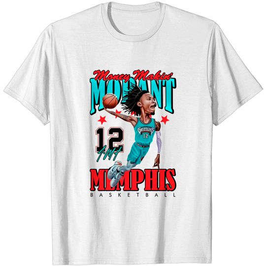 Discover Ja Morant Memphis Grizzlies Basketball T-Shirt
