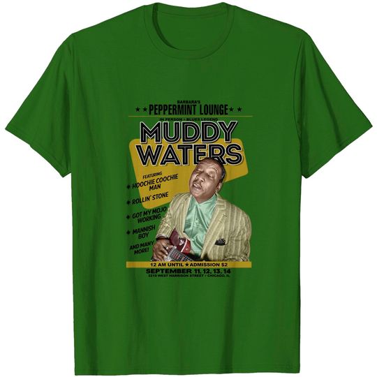Discover Muddy Waters Unisex Tee: Peppermint Lounge