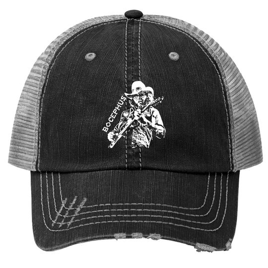 Discover Hank Williams Jr Bocephus Vintage Country Music Print PrintTrucker Hats