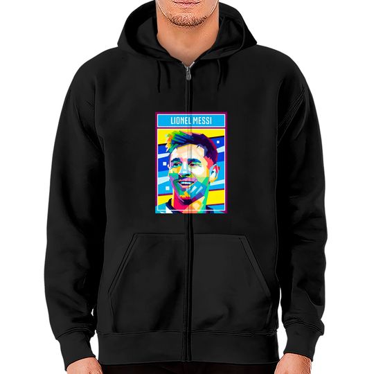 Discover LIONEL MESSI - Barcelona - Zip Hoodies