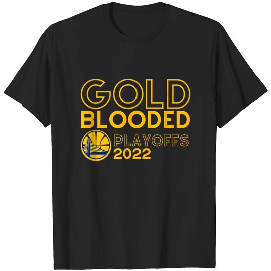 Discover Warriors Gold Blooded 2022 Playoffs Shirt