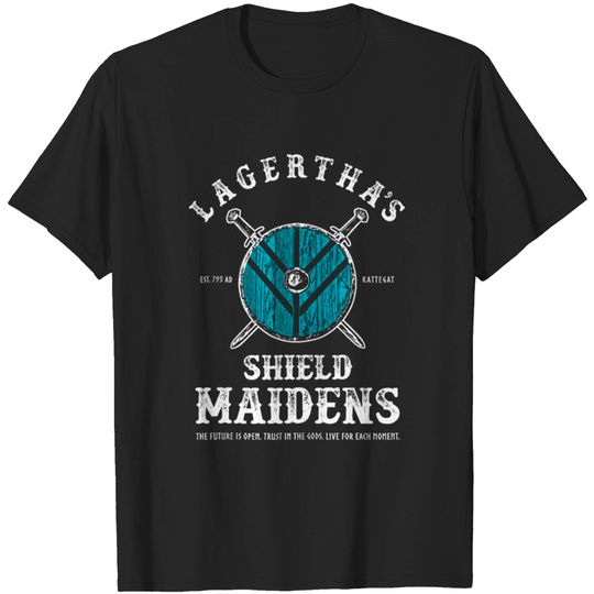 Discover Lagertha'S Shield Maidens Viking Warrior Shieldmai T-shirt