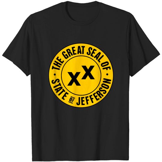 Discover State Of Jefferson Golden Seal T-shirt