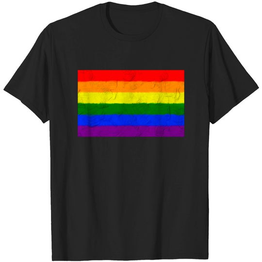 Discover Painted Pride Flag T-shirt