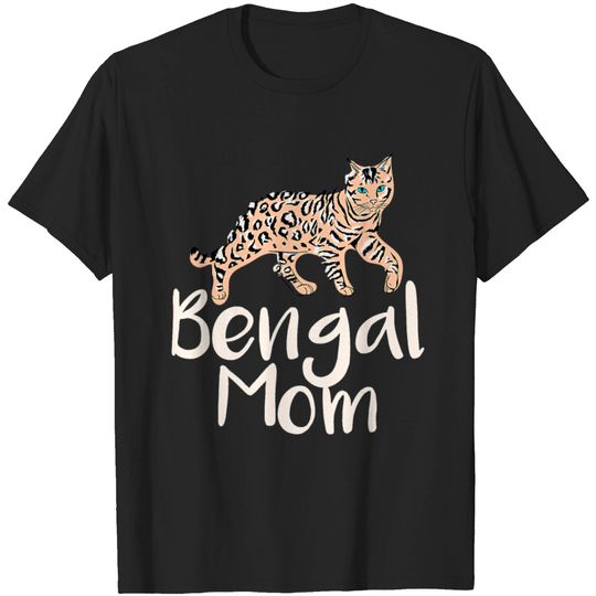 Discover Bengal Cat Mom Proud Cats Lover T-shirt