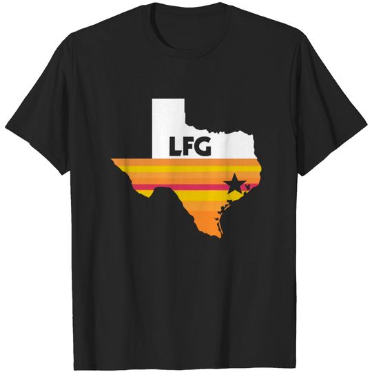 Discover LFG Astros Texas Baseball Shirt T-shirt